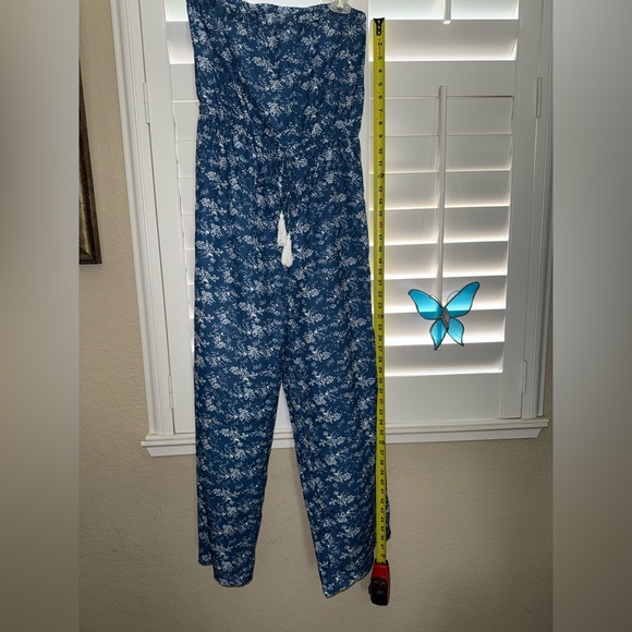 CUPSHE Women's Jumpsuit Tube Top Sleeveless Overall Straight Leg Outfit Sz Med - Picture 6 of 12